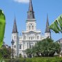 (Andrew) Jackson Square with Saint Louis Cathedral.